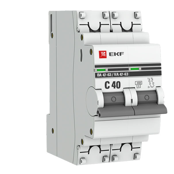 Двухполюсной автомат ВА 47-63